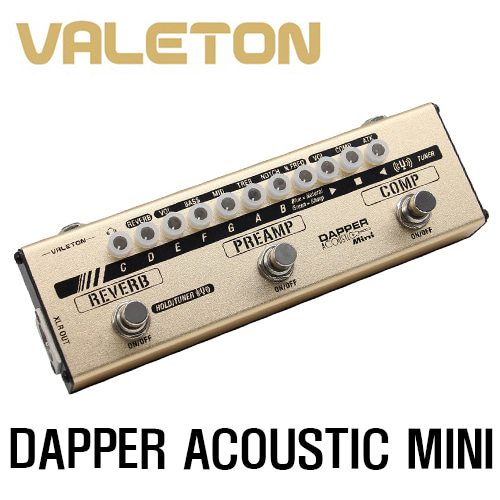 베일톤 대퍼 어쿠스틱 미니 / valeton dapper acoustic mini &#039;MES-4&#039; [9V 아답터증정] [네이버톡톡/카톡 AMA-zing 추가인하]