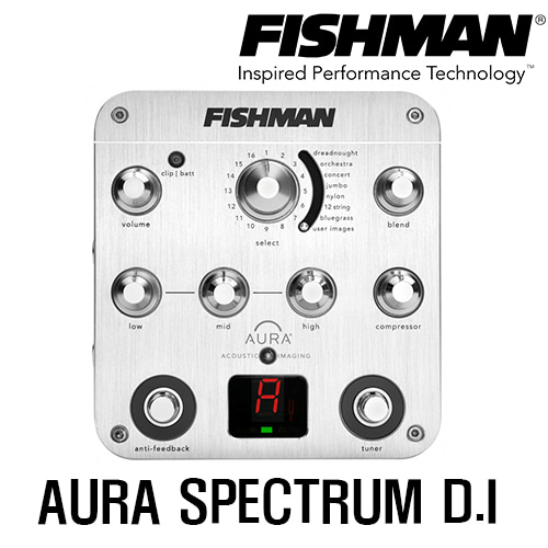 Fishman 아우라스펙트럼 D.I / Fishman AURA Spectrum D.I [네이버톡톡/카톡 AMA-zing 추가인하]