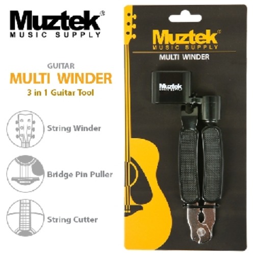 뮤즈텍 멀티와인더 툴 / Muztek Multi Winder Tool for Guitar [네이버톡톡/카톡 AMA-zing 추가인하]