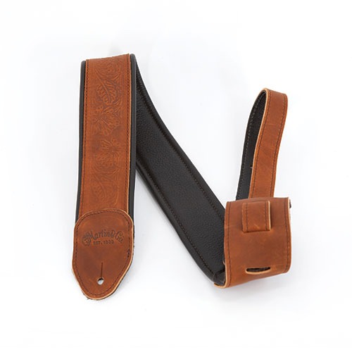 마틴 스트랩 Garment brown rolled leather guitar strap / 18A0088 [네이버톡톡/카톡 AMA-zing 추가인하]
