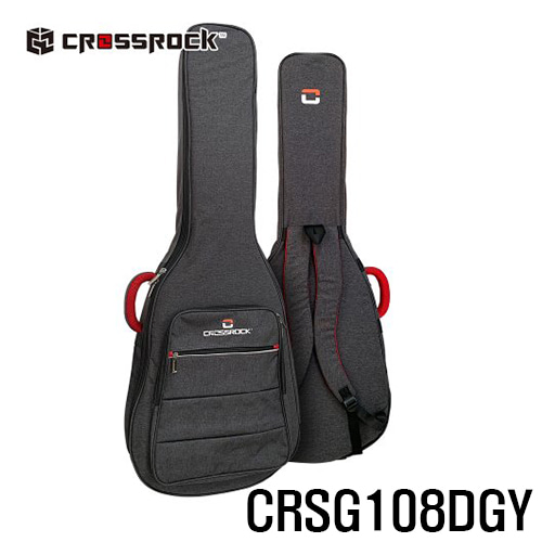 크로스락 CRSG108DGY 어쿠스틱 긱백 / Crossrock CRSG108DGY Acoustic Gigbag  [네이버톡톡/카톡 AMA-zing 추가인하]