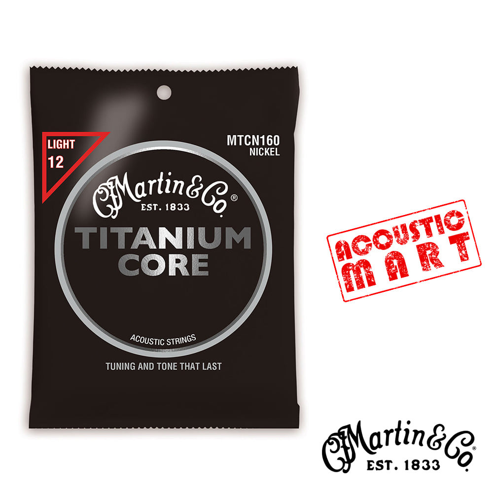 마틴기타줄 티타늄코어 스트링 라이트 MTCN160 [네이버톡톡/카톡 AMA-zing 추가인하]