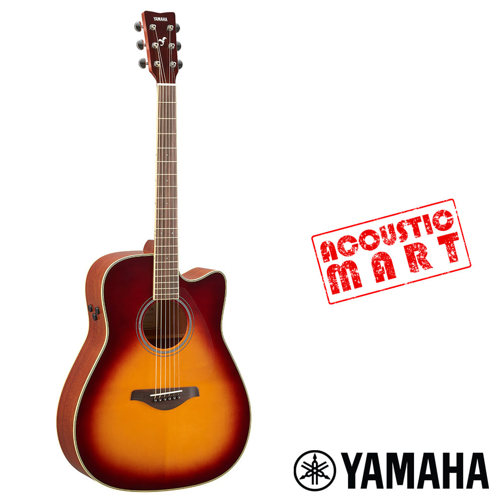 야마하 FGC-TA BS 트랜스 어쿠스틱 드레드넛 기타 [네이버톡톡/카톡 AMA-zing 추가인하]