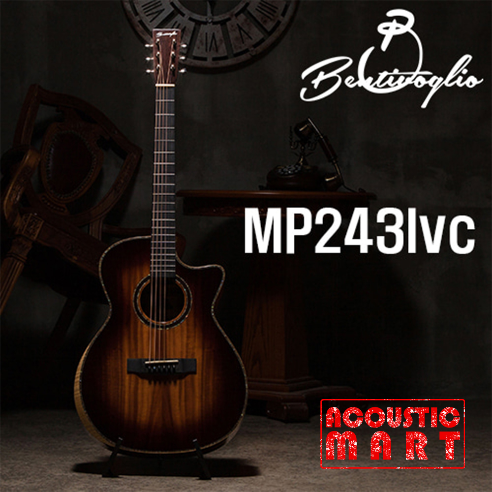 벤티볼리오 MP243lvc OM바디 컷어웨이 탑솔리드 기타
