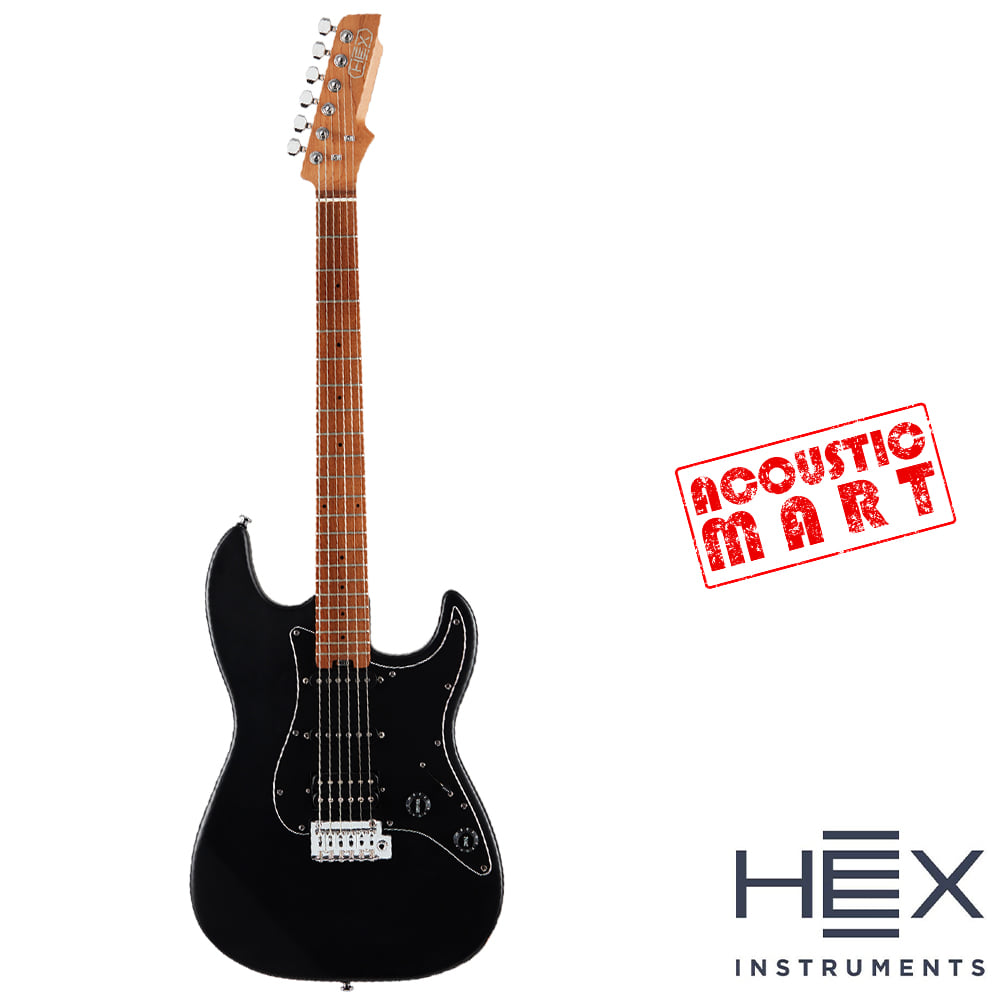 헥스 일렉기타 HEX E300 S/BK 입문용