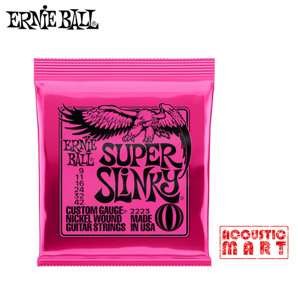 어니볼 일렉기타 스트링 Ernie Ball SUPER SLINKY Nickel Wound 009-042